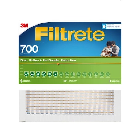 Filtrete 22x22x1 Pleated Air Filter, Polypropylene, MERV 8 741-4